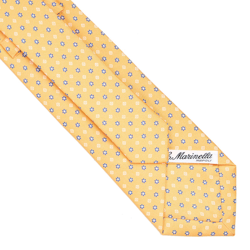 CRAVATTA SARTORIALE CLASSICA IN SETA GIALLA