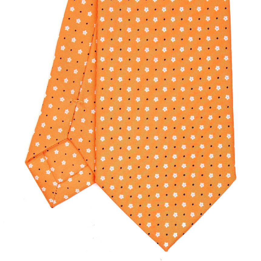 ORANGE CLASSIC SILK TIE