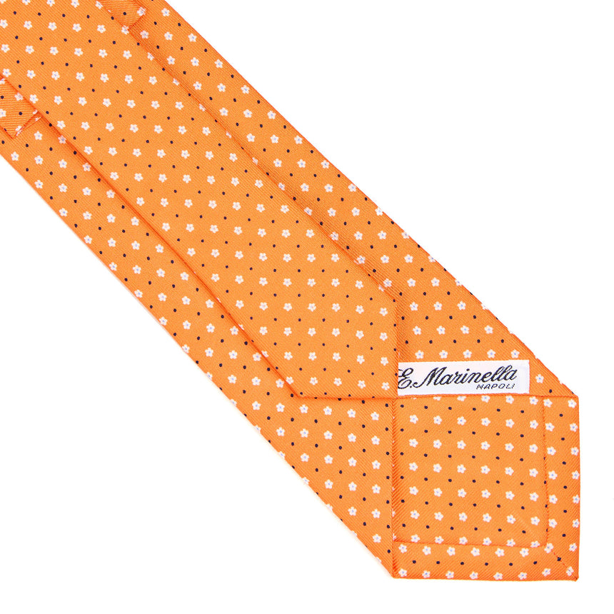 ORANGE CLASSIC SILK TIE