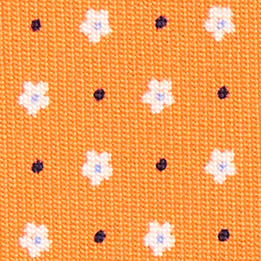ORANGE CLASSIC SILK TIE