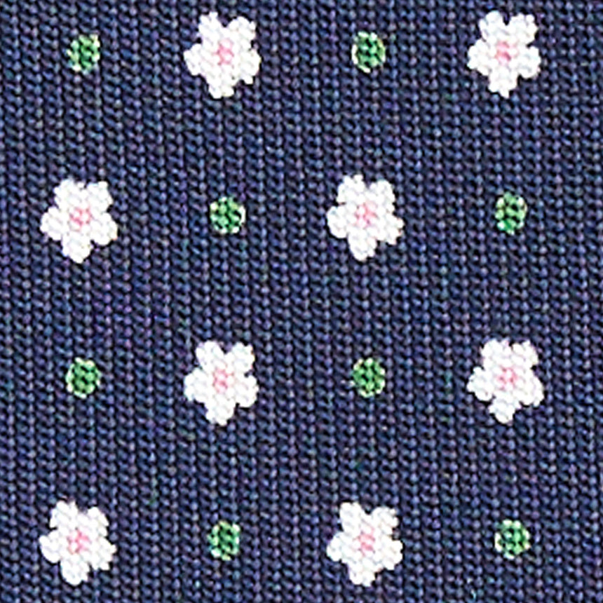 DARK BLUE CLASSIC SILK TIE