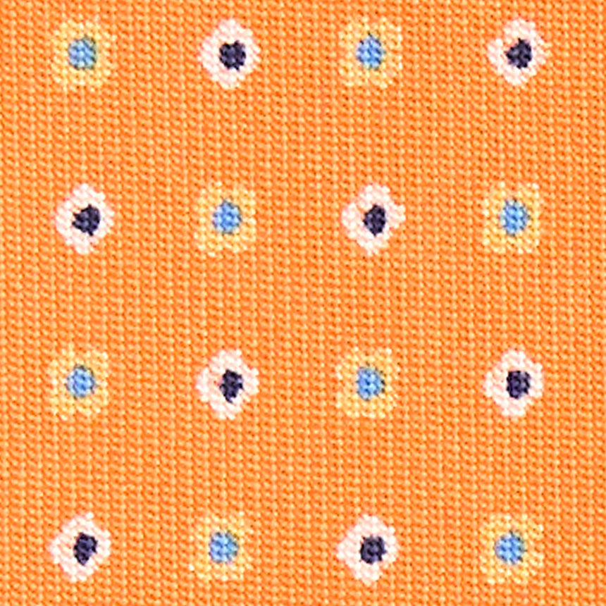 CRAVATTA SARTORIALE CLASSICA IN SETA ARANCIONE