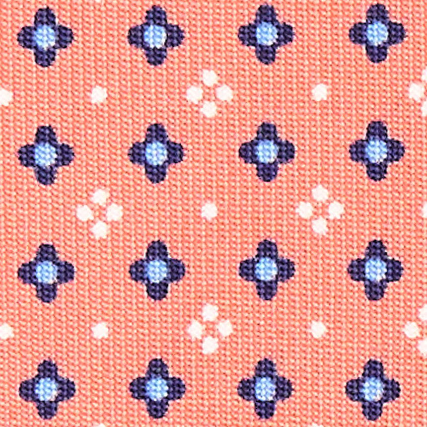 CRAVATTA SARTORIALE CLASSICA IN SETA ARANCIONE