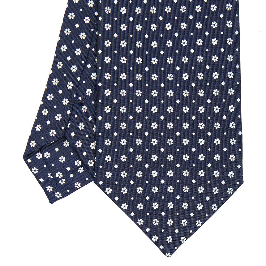 DARK BLUE CLASSIC SILK TIE