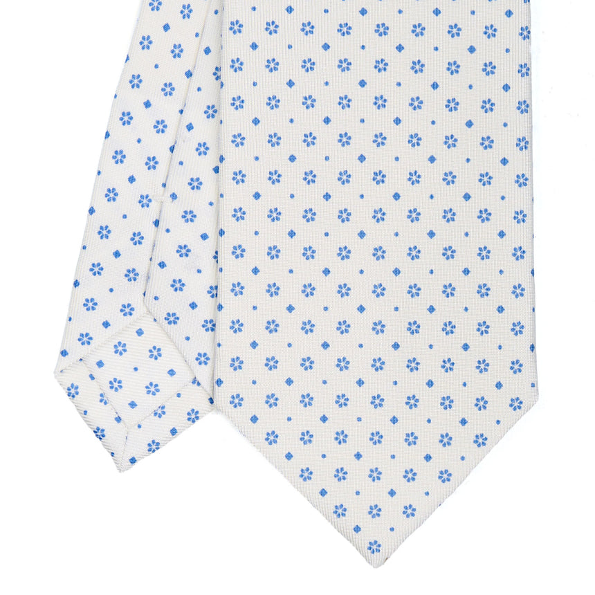 WHITE CLASSIC SILK TIE