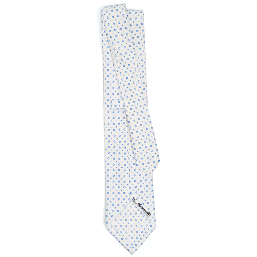 WHITE CLASSIC SILK TIE