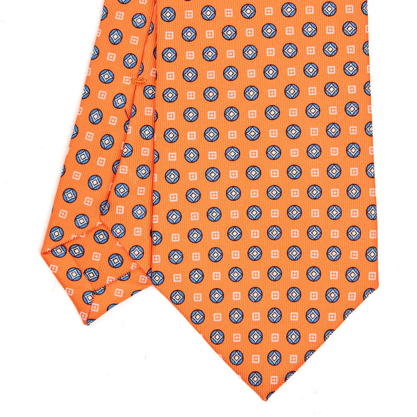ORANGE CLASSIC SILK TIE