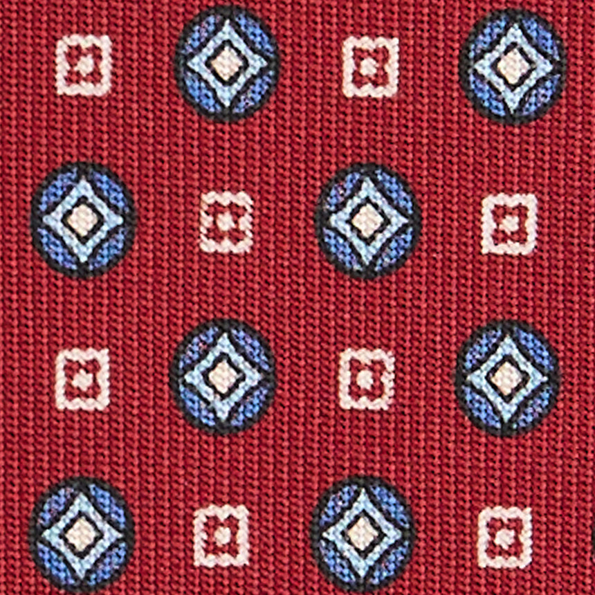 BURGUNDY CLASSIC SILK TIE