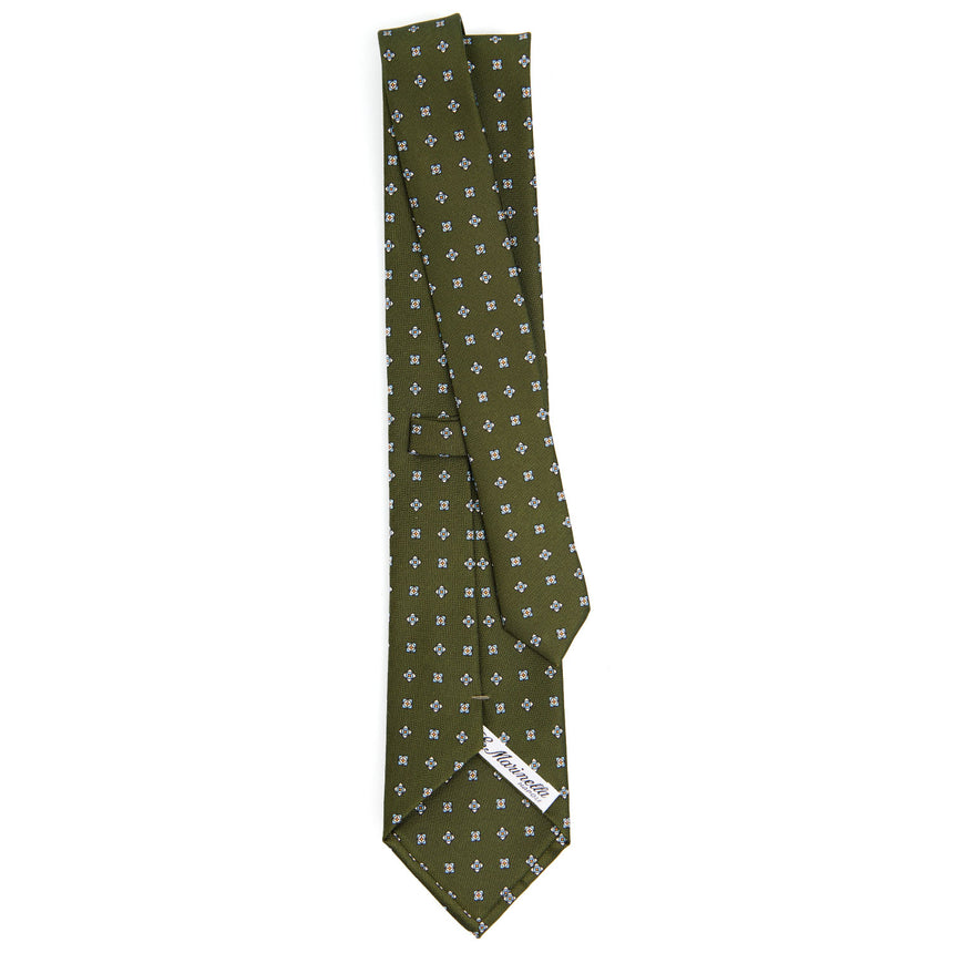 OLIVE GREEN CLASSIC SILK TIE
