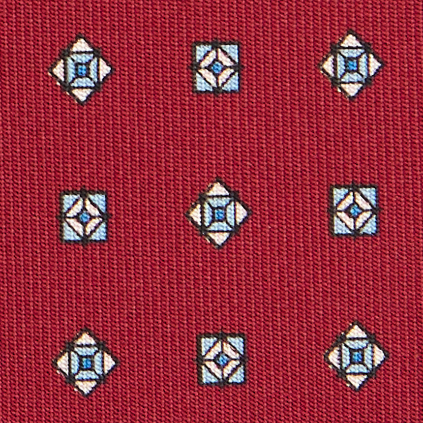 CRAVATTA SARTORIALE CLASSICA IN SETA BORDEAUX