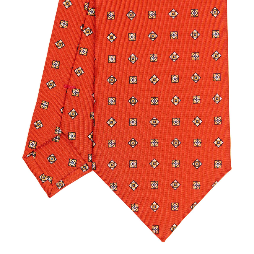 ORANGE CLASSIC SILK TIE