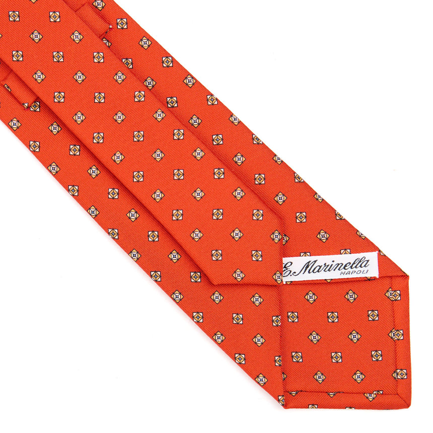 ORANGE CLASSIC SILK TIE