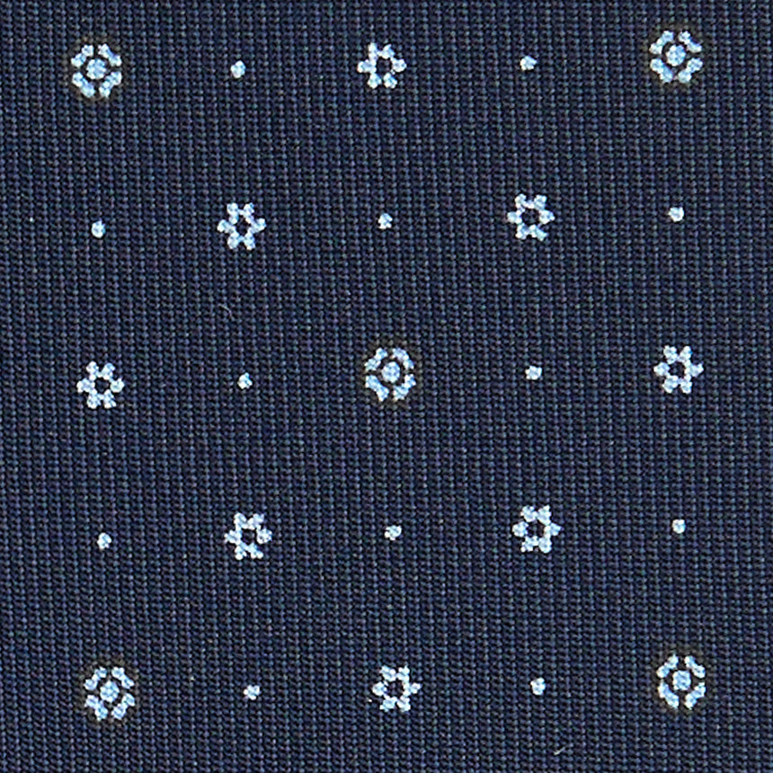 CRAVATTA SARTORIALE CLASSICA IN SETA BLU SCURO