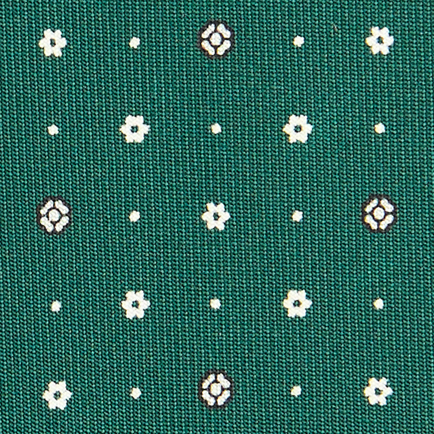 CRAVATTA SARTORIALE CLASSICA IN SETA VERDE SCURO