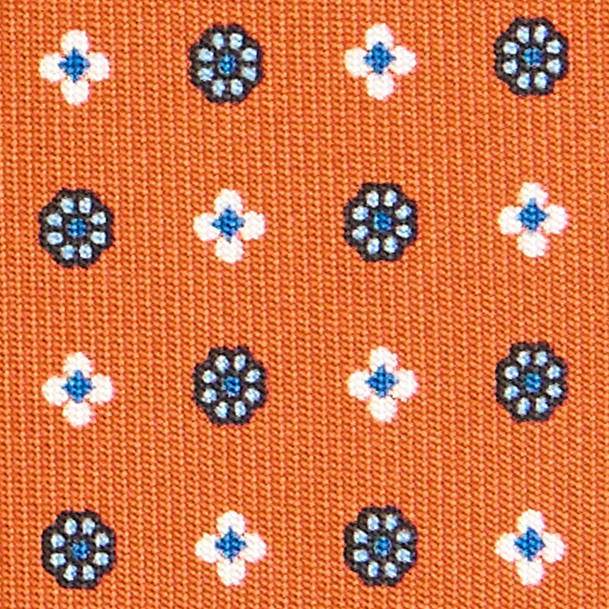 ORANGE CLASSIC SILK TIE