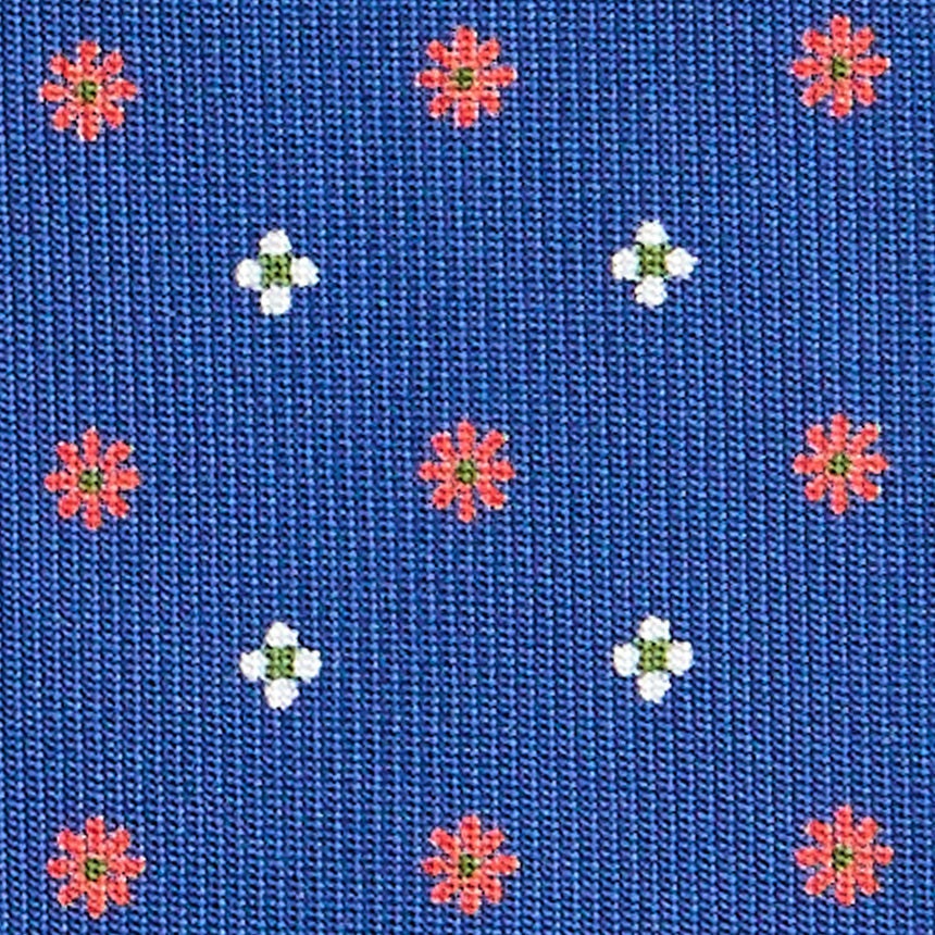 CRAVATTA SARTORIALE CLASSICA IN SETA BLU