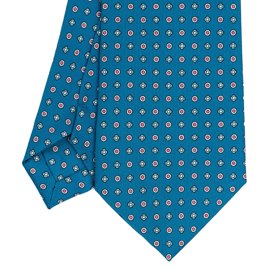 MID BLUE CLASSIC SILK TIE