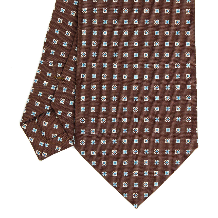 DARK BROWN CLASSIC SILK TIE