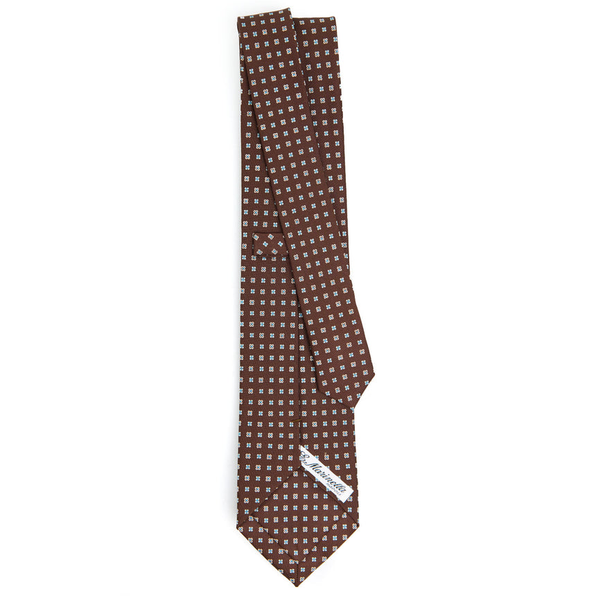 DARK BROWN CLASSIC SILK TIE