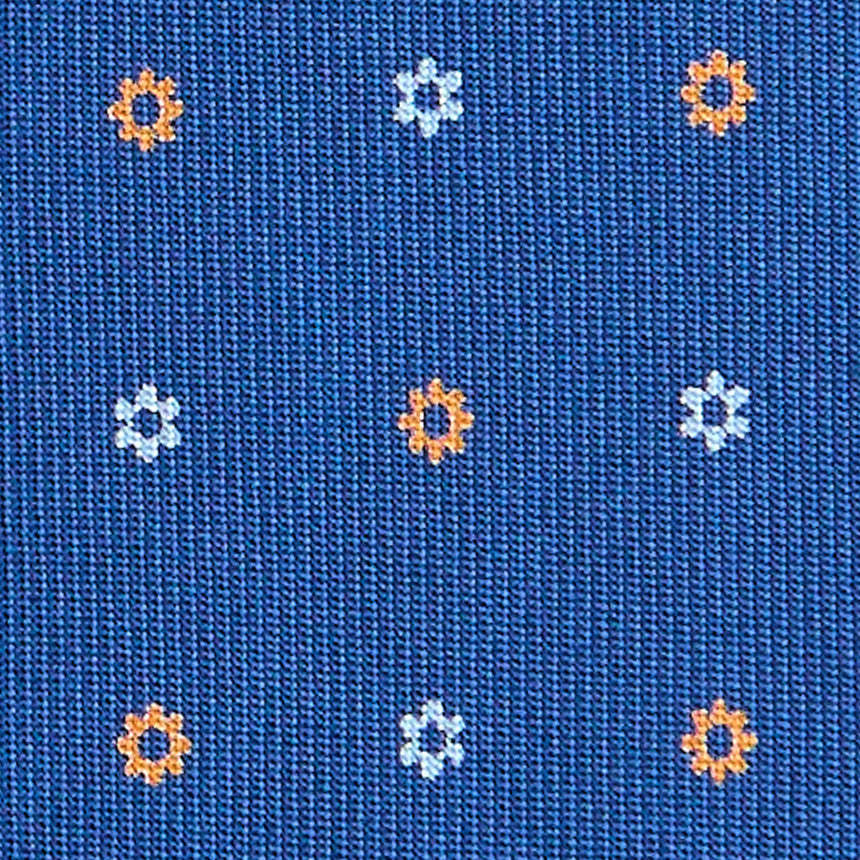 CRAVATTA SARTORIALE CLASSICA IN SETA BLU
