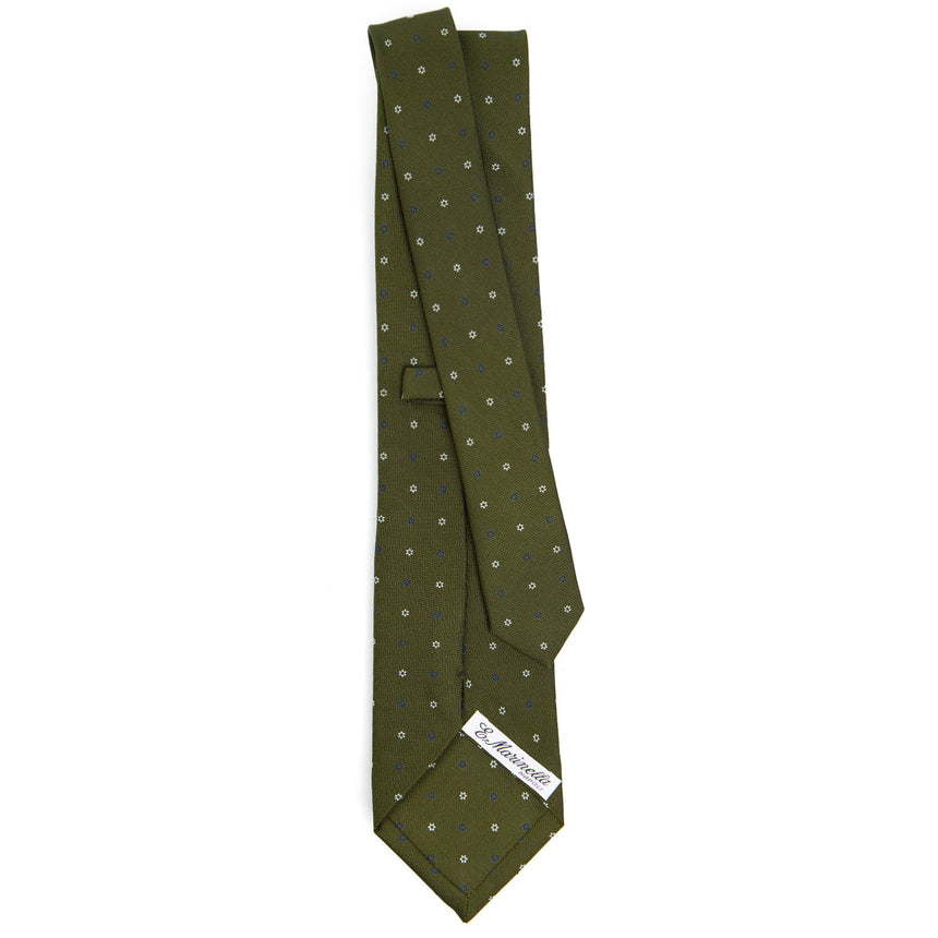 OLIVE GREEN CLASSIC SILK TIE