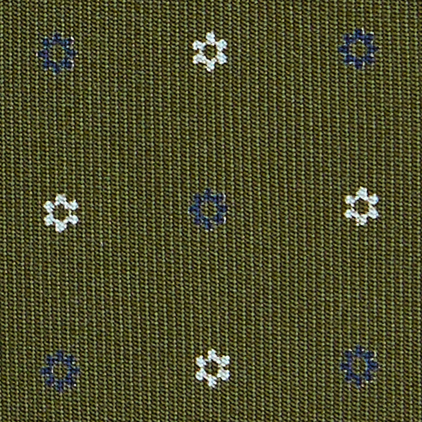 OLIVE GREEN CLASSIC SILK TIE
