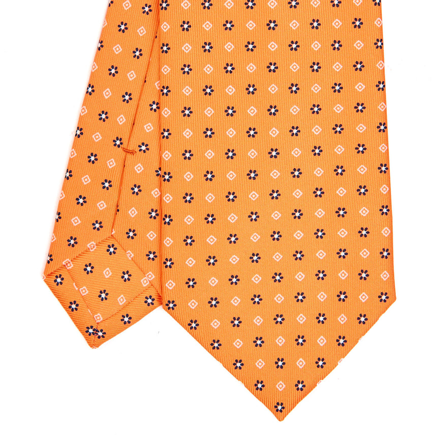ORANGE CLASSIC SILK TIE