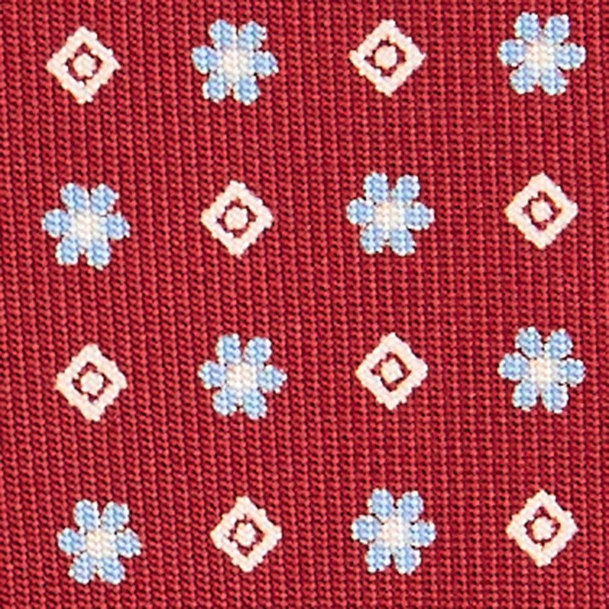 CRAVATTA SARTORIALE CLASSICA IN SETA BORDEAUX