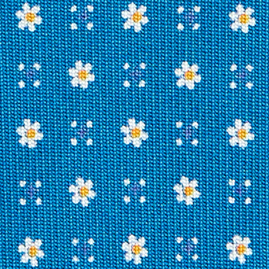 CRAVATTA SARTORIALE CLASSICA IN SETA BLU MEDIO