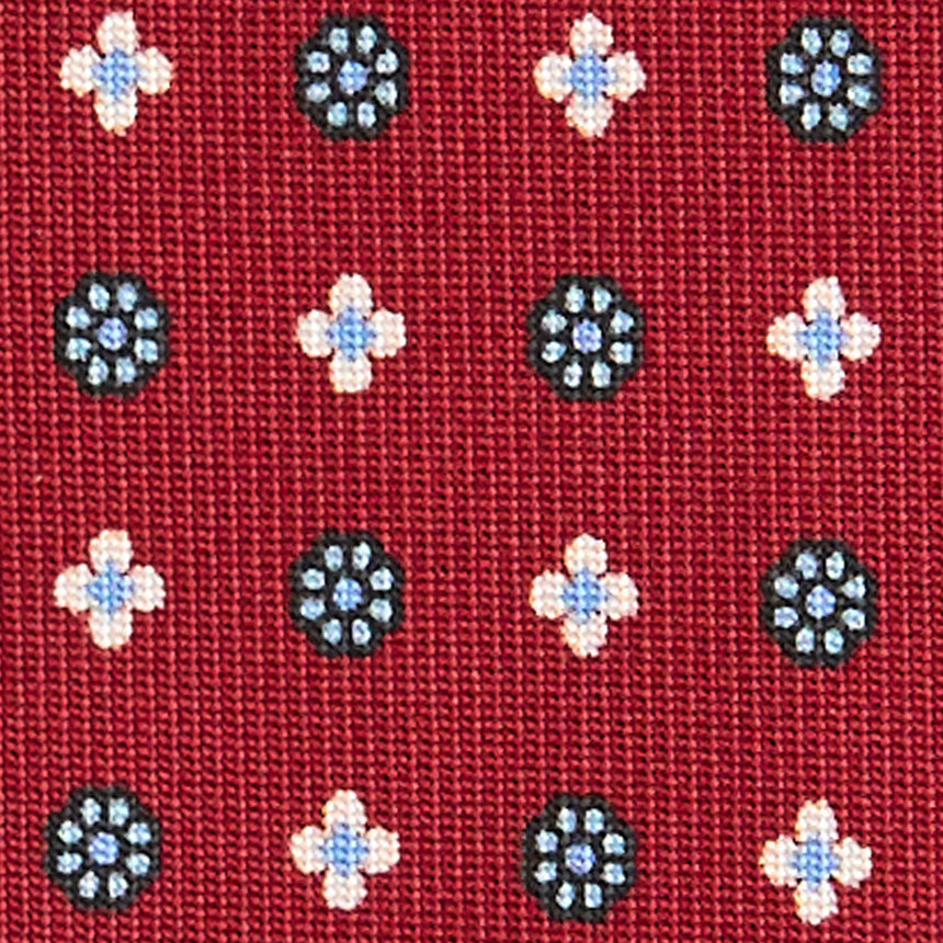 CRAVATTA SARTORIALE CLASSICA IN SETA BORDEAUX