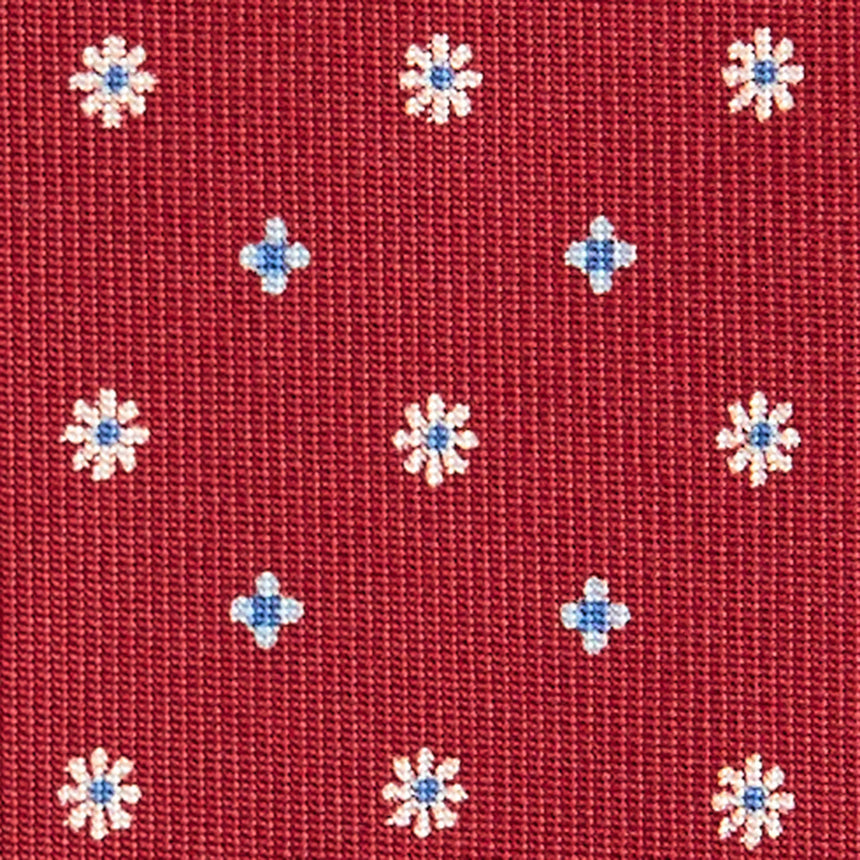 BURGUNDY CLASSIC SILK TIE