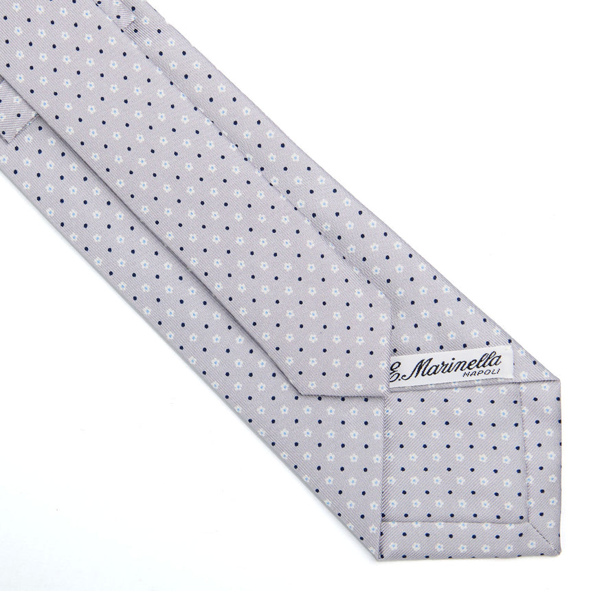 LIGHT GREY CLASSIC SILK TIE