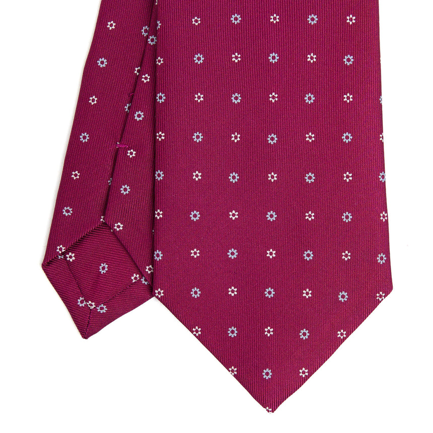 CRAVATTA SARTORIALE CLASSICA IN SETA FUCSIA