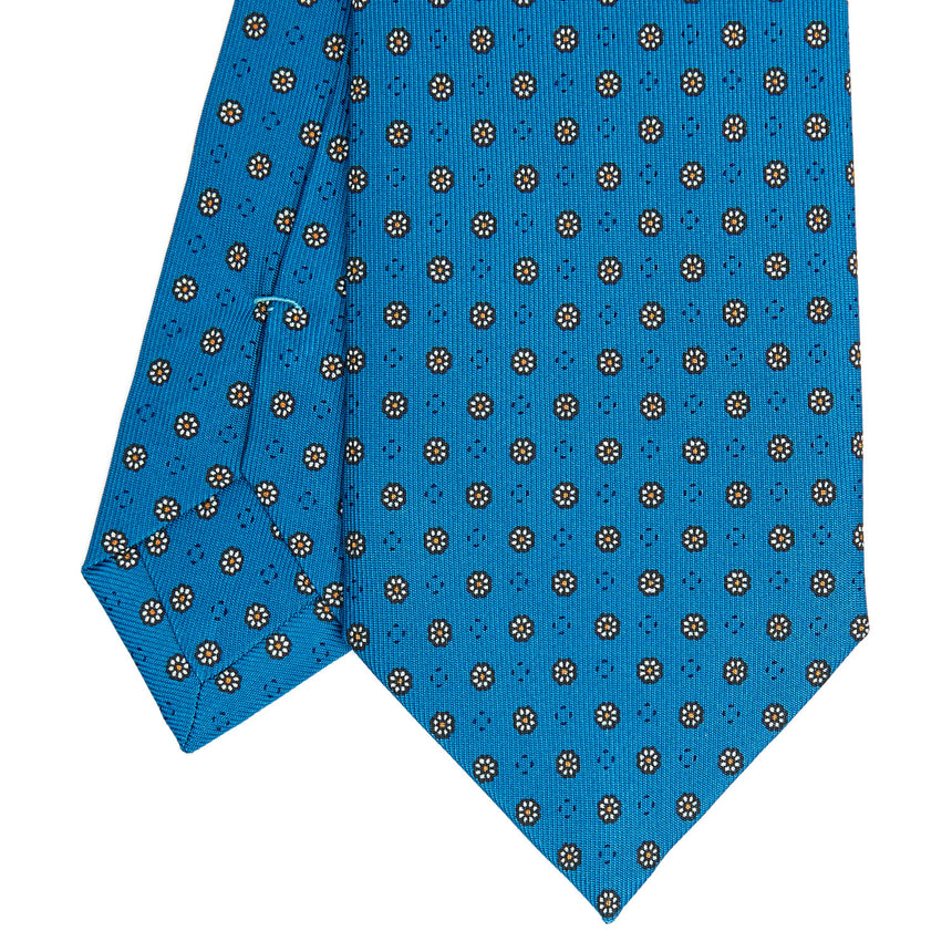 MID BLUE CLASSIC SILK TIE