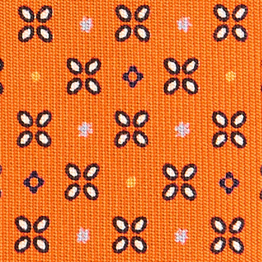 ORANGE CLASSIC SILK TIE