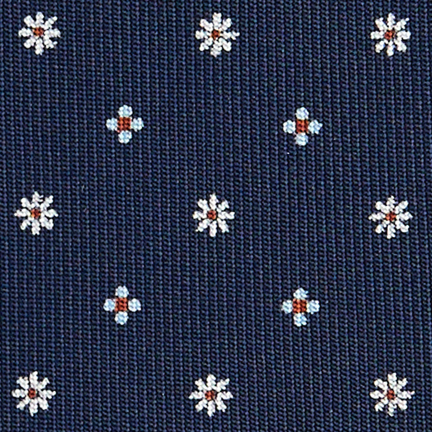 CRAVATTA SARTORIALE CLASSICA IN SETA BLU SCURO
