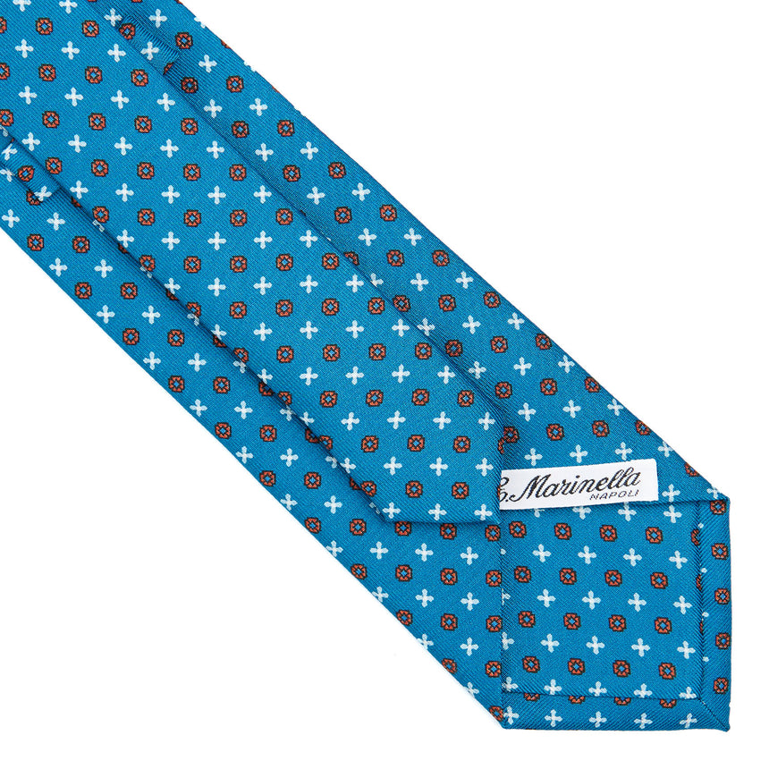 MID BLUE CLASSIC SILK TIE