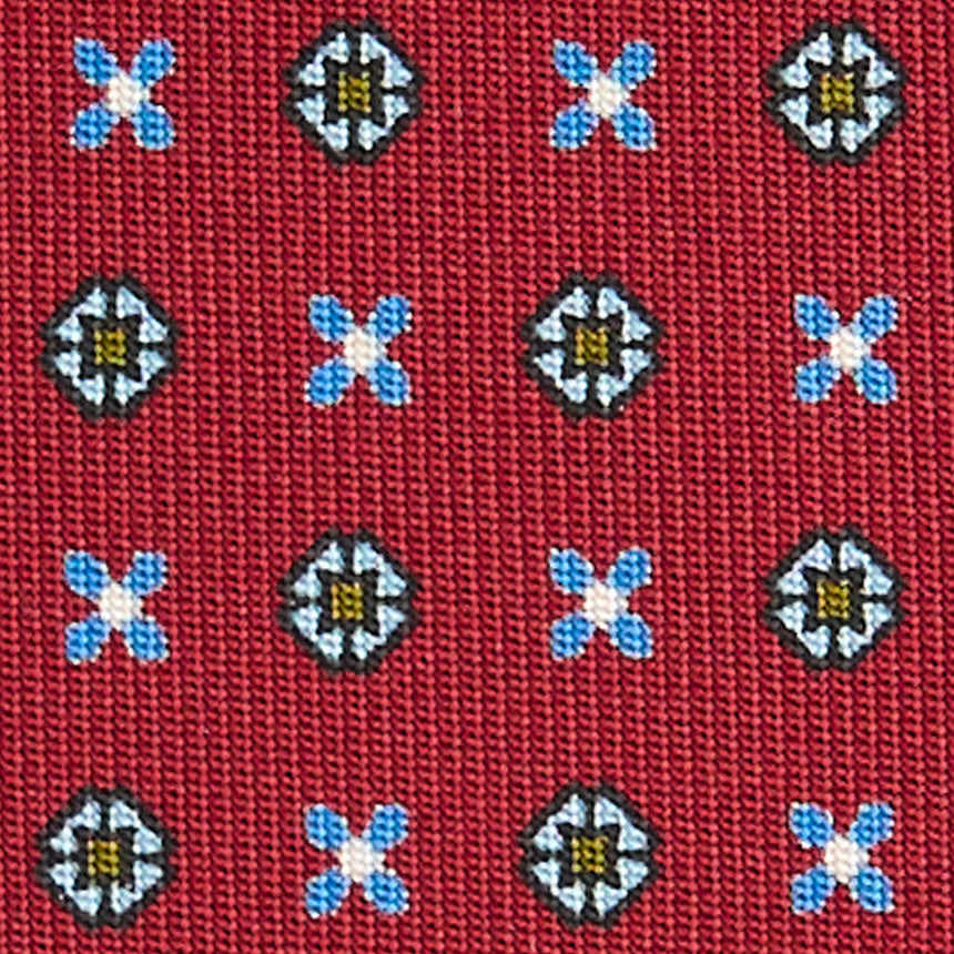 BURGUNDY CLASSIC SILK TIE