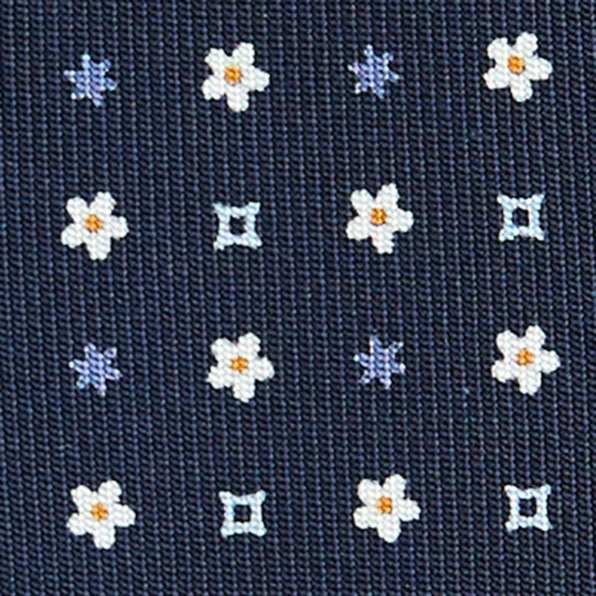 DARK BLUE CLASSIC SILK TIE