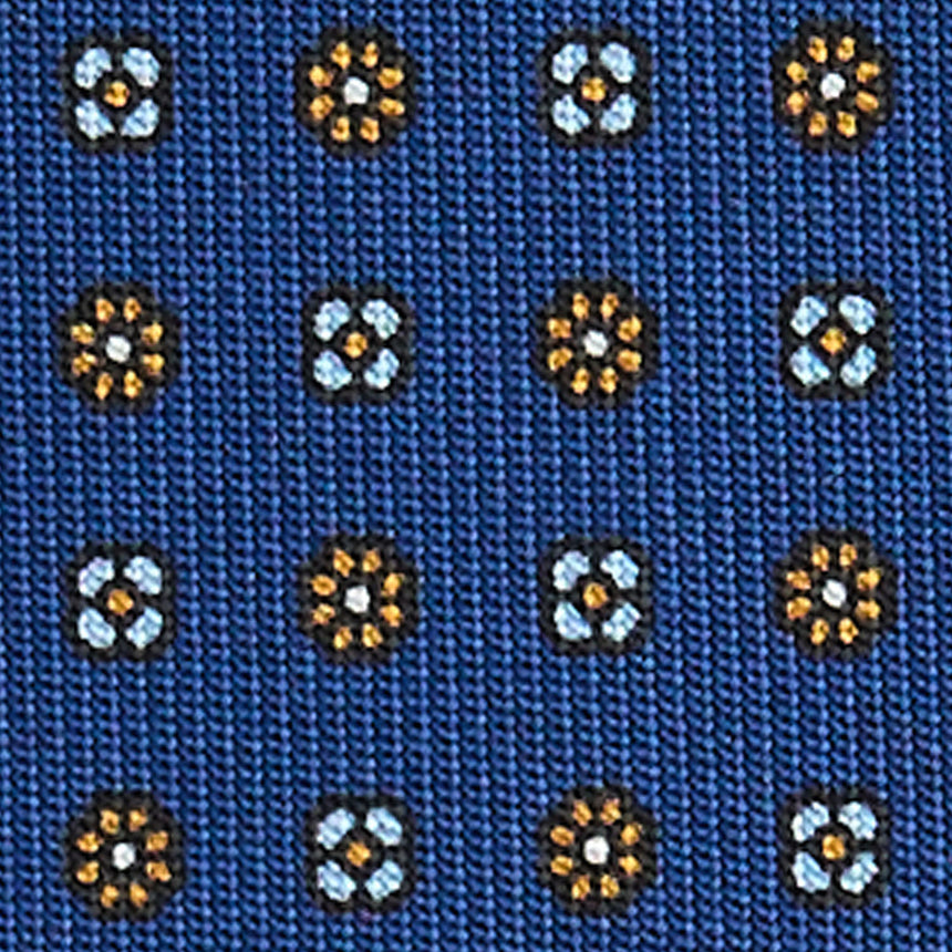 CRAVATTA SARTORIALE CLASSICA IN SETA BLU