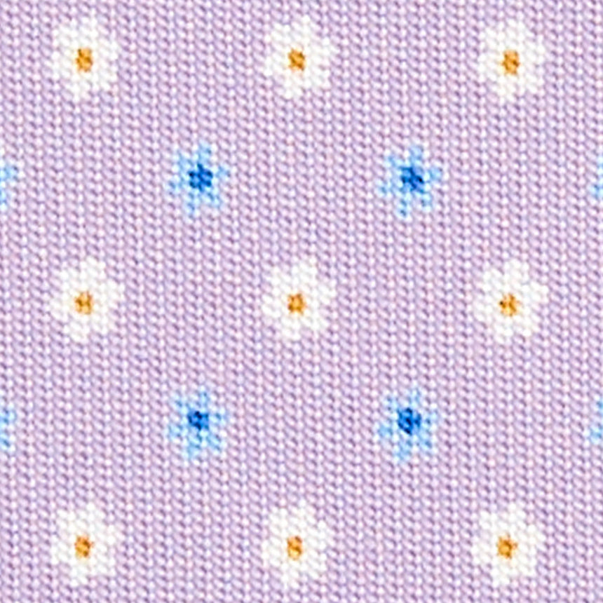 CRAVATTA SARTORIALE CLASSICA IN SETA LILLA