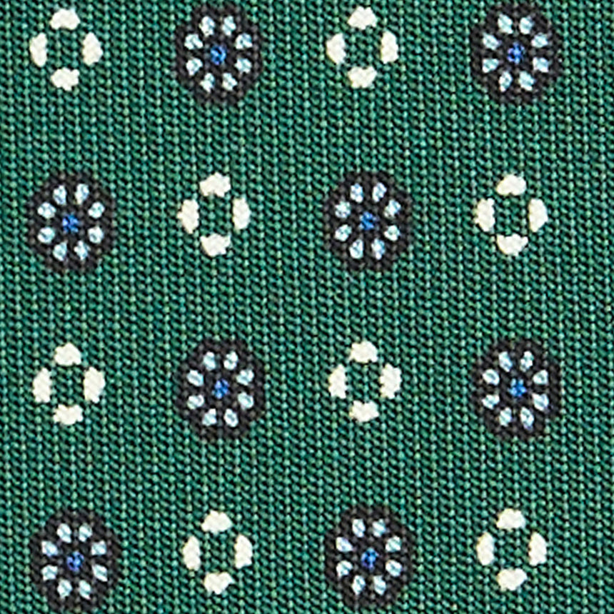 DARK GREEN CLASSIC SILK TIE