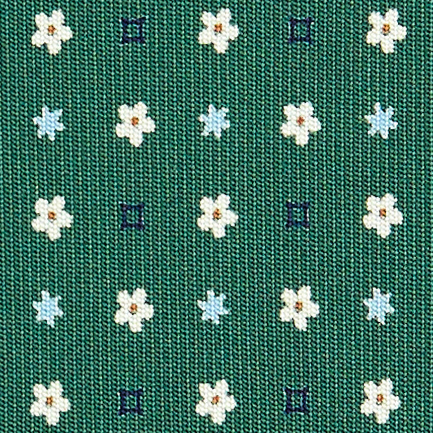 DARK GREEN CLASSIC SILK TIE