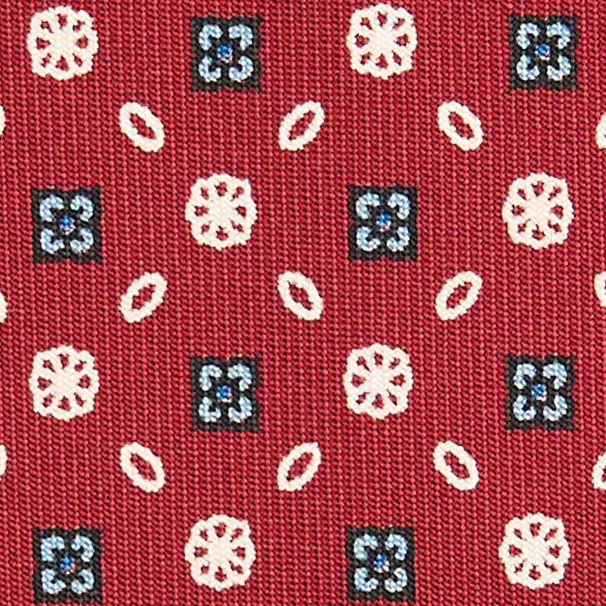 BURGUNDY CLASSIC SILK TIE