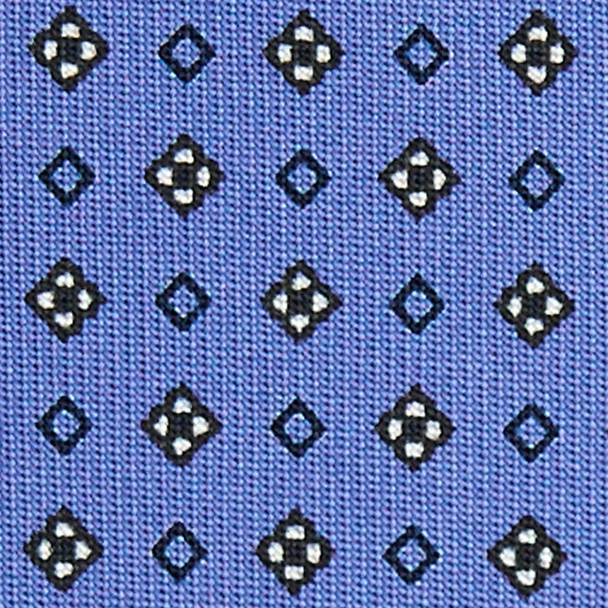 CRAVATTA SARTORIALE CLASSICA IN SETA AZZURRO POLVERE