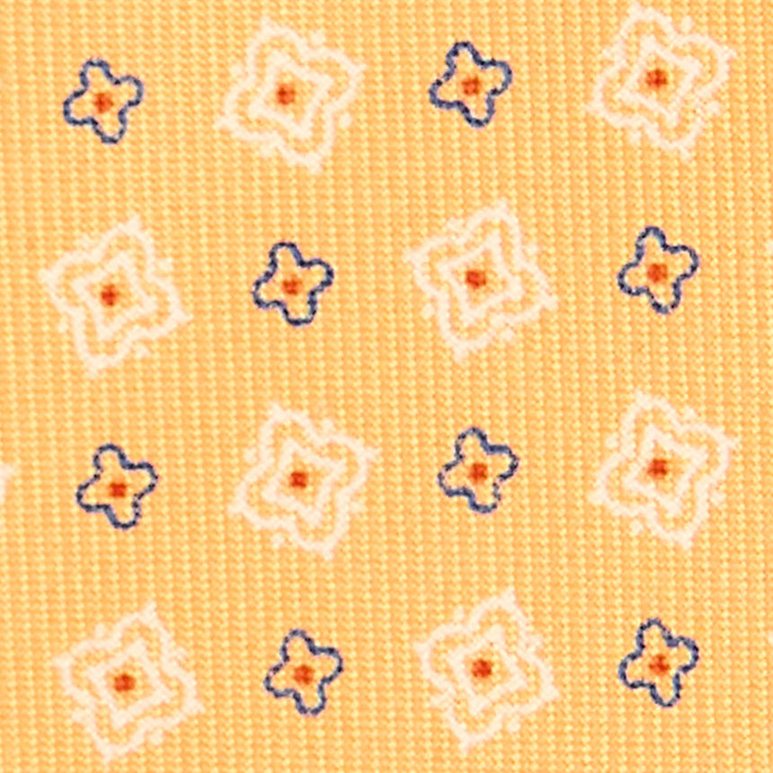 CRAVATTA SARTORIALE CLASSICA IN SETA GIALLA