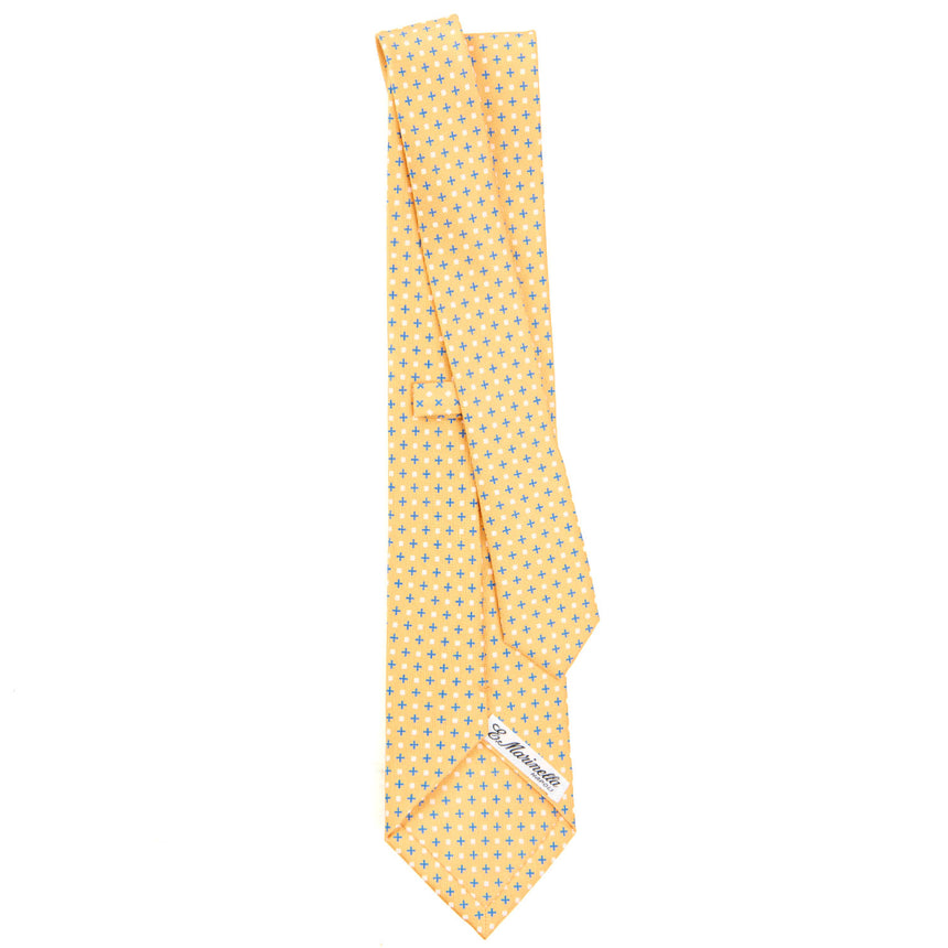 CRAVATTA SARTORIALE CLASSICA IN SETA GIALLA