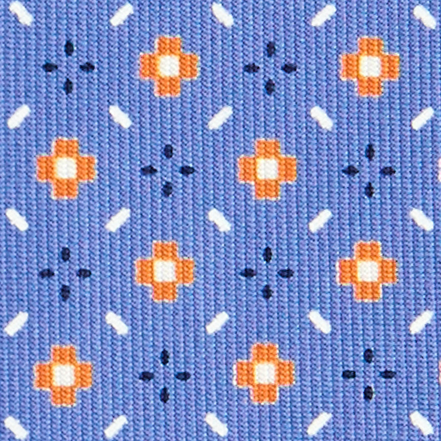 CRAVATTA SARTORIALE CLASSICA IN SETA AZZURRO POLVERE