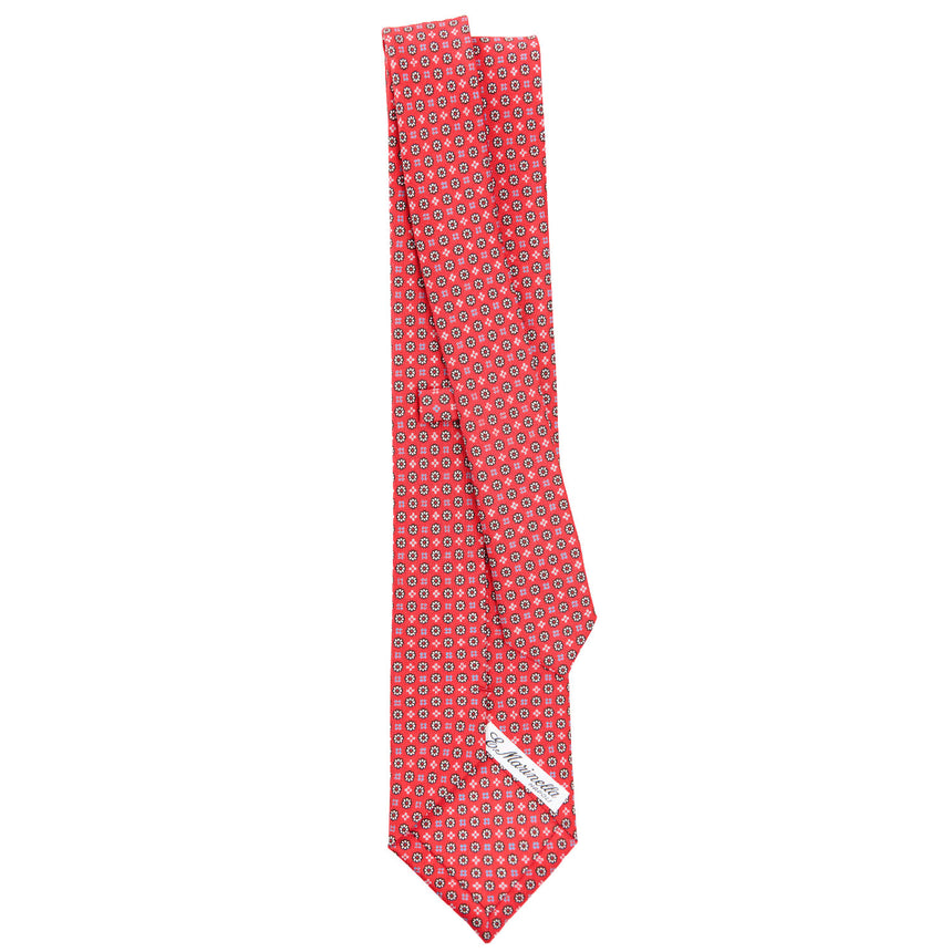 CRAVATTA SARTORIALE CLASSICA IN SETA ROSSA