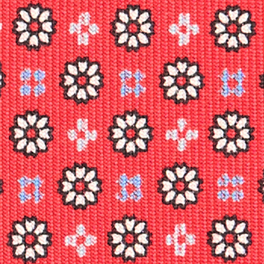 CRAVATTA SARTORIALE CLASSICA IN SETA ROSSA